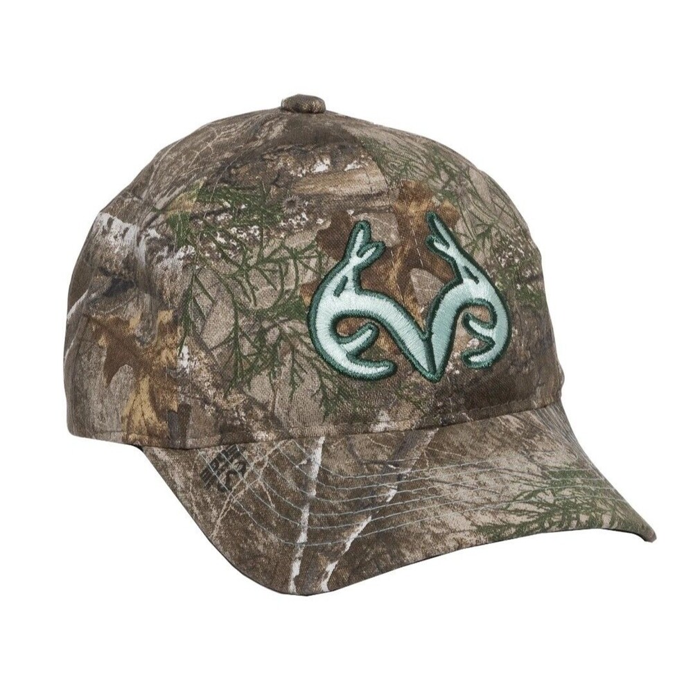 Ladies Max-1 XT Camo Cap with Realtree Teal Logo NWT